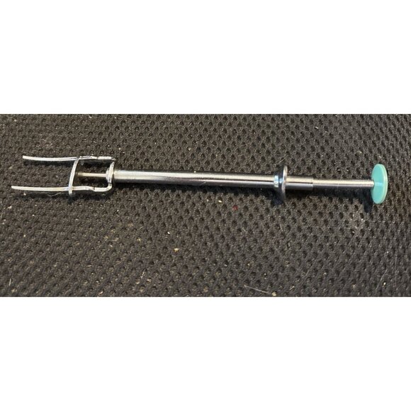 Vtg Mechanical Spring Loaded Pickle or Olive Grabber England Chromium Plated 6" - Picture 1 of 8